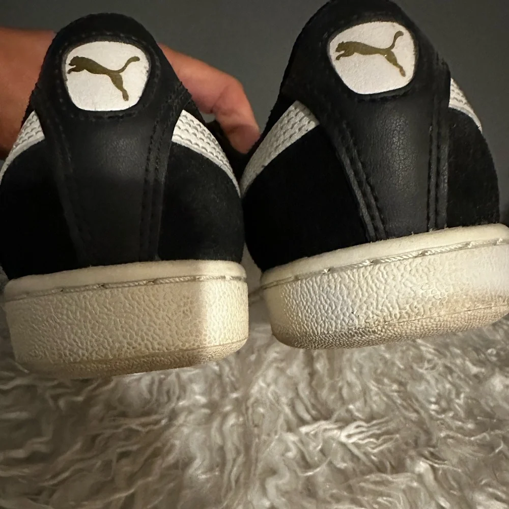 Puma Black and White Suede Classic Sneakers - Picture 6 of 6